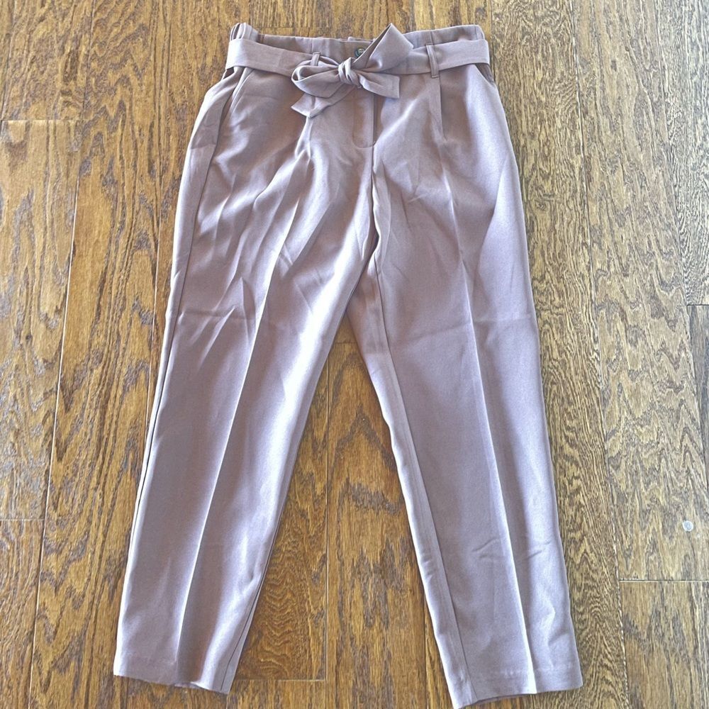 Brown high waisted pants